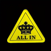 All In Acrylic Triangle Marker, AIAM-1